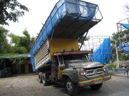 ขายสิบล้อหน้ายาวดั๊มแกลบ เครื่อง6BD  160 แรง สภาพพร้อมใช้