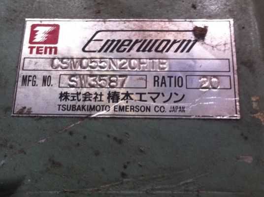 มอเตอร์เกียร์ทด 1/20 ทำมุมออก 90องศา TEM ขนาด 550 W. ต่อใช้ไฟบ้าน 220 V.ได้ หมุนที่ 75 รอบต่อนาที มีเบรคช่วยหยุด( มี 2 ตัว) มอเตอร์เกียร์ทด 1/20 ทำมุมออก 90องศา TEM ขนาด 550 W. ต่อใช้ไฟบ้าน 220 V.ได้ หมุนที่ 75 รอบต่อนาที มีเบรคช่วยหยุด( มี 2 ตัว)