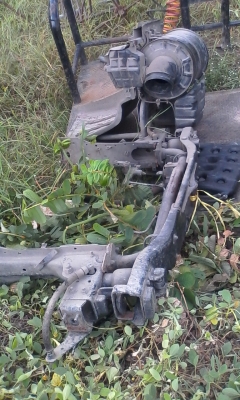 แหนบหน้า กับเพลาตามเส้นหลัง