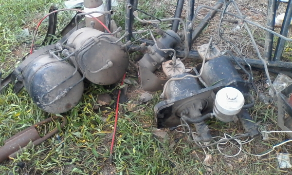 แหนบหน้า กับเพลาตามเส้นหลัง