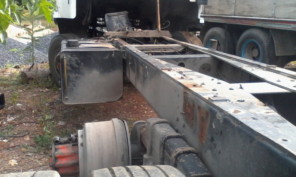 แหนบหน้า กับเพลาตามเส้นหลัง