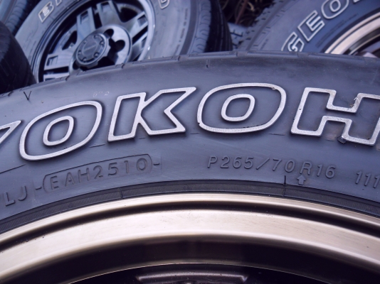 RAY YASHIYODA 16X8 - 0 + YOKOHAMA AT-S 265/70/16 ถูกๆแจ่มๆ ขอปรับราคาครับ 13500 บาทครับ RAY YASHIYODA 16X8 - 0 + YOKOHAMA AT-S 265/70/16 ถูกๆแจ่มๆ ขอปรับราคาครับ 13500 บาทครับ