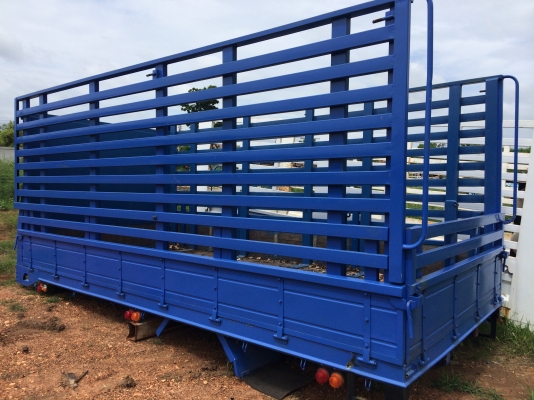 ขายกะบะ6 ล้อถอดจากอีซูซุ NPR กว้าง 2.10 ม ยาว 4.30 ม พร้อมคอกสูง