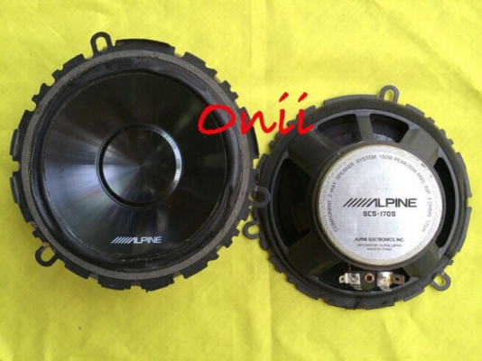 ลำโพง Alpine รุ่น SCS-170S ลำโพงแยกชิ้น 2 ทาง ขนาด 6"