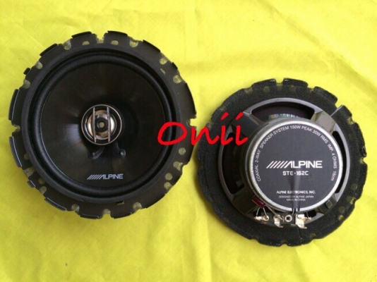 ลำโพง Alpine รุ่น STE-162C ลำโพงแกนร่วม 2 ทาง ขนาด 6" ลำโพง Alpine รุ่น STE-162C ลำโพงแกนร่วม 2 ทาง ขนาด 6"