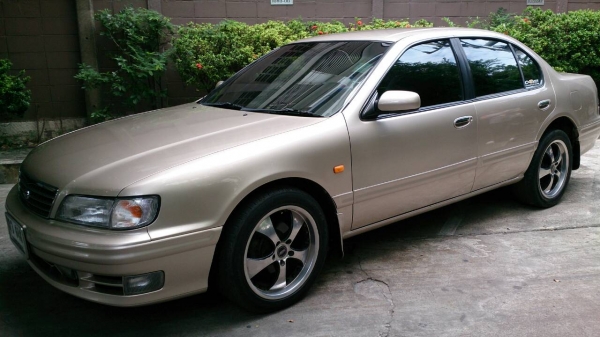 NISSAN, CEFIRO 2.0 EXECUTIVE V6 โฉม A32 สีบรอนซ์ทอง เกียร์ออโต้