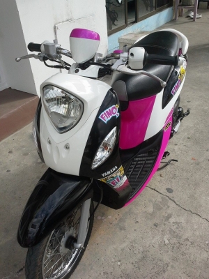 สวยสดใสสุดๆ Yamaha Fino Fi รุ่นใหม่ล่าสุด ปี 2556 พัฒนาเป็นระบบหัวฉีดแล้ว