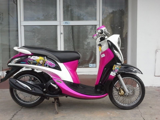 สวยสดใสสุดๆ Yamaha Fino Fi รุ่นใหม่ล่าสุด ปี 2556 พัฒนาเป็นระบบหัวฉีดแล้ว