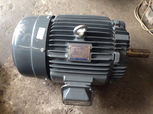 ขายมอเตอร์ Teco 15 HP. 1450 RPM. 380 V ของใหม่ไม่เคยใช้งาน เจ้าของสั่งผิดขนาด สภาพสวยมากครับ