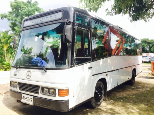 ขาย รถบัสแอร์เย็น เบนซ์แท้ ปี2005 สภาพพร้อมใช้งาน 30 ที่นั่ง เกียร์ออโต้ เครื่องเบนซ์ ดีเซล 6 สูบ เบรคจิ๊บฟี่ เบาะครบ สวยทุกที่นั่ง ยางสวยทุกเส้น สภาพสี90\% รบกวนสอบถามเฉพาะเวลาทำการครับขับกลับได้เลยครับ