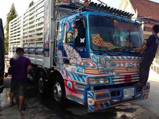 ขายรถพ่วง 24 ล้อ 2 เพลา แม่-ลูก กระบะเหล็กคอกเกษตรดั้ม PROFIA K13C รถสวยพร้อมใช้ ราคา 2000000 ต่อรอง สนใจโทร