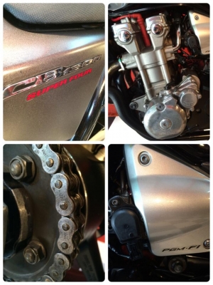 ต้ำพระราม2HONDA CB1300 โฉมปี 2005 PGM FI หัวฉีด  เอกสาร มีเล่มทะเบียน ภาษีไม่ขาดต่อ พรบ.พร้อมโอนมาพร้อมของเเต่ง