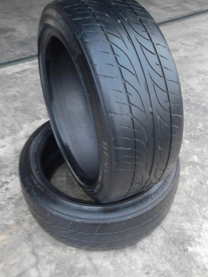 225/45R18 DUNLOP SP SPORT LM703  มี 2 เส้น ( ไม่มีปะ )  TEL.081-427-3941