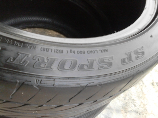 225/45R18 DUNLOP SP SPORT LM703 มี 2 เส้น ( ไม่มีปะ ) TEL.081-427-3941 225/45R18 DUNLOP SP SPORT LM703 มี 2 เส้น ( ไม่มีปะ ) TEL.081-427-3941