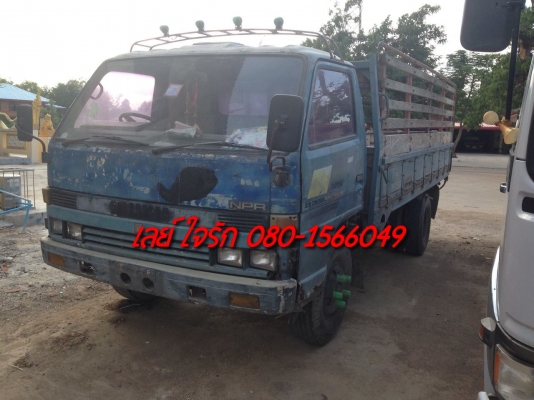 **235,000 บ.ต่อรอง**ขาย6ล้อเดิมบาง ISUZU NPR100 NPR57L 4BC2-100HP เครื่องเดิมเกียร์เดิม เครื่องดี แน่นดี แรงดีไม่เยิ้ม เกียร์ดีไม่หลุด ช่วงล่างเดิม คัสซีสวยเดิมไม่ปะไม่ดาม กระบะพื้นไม้คอกไม้ยาว4.30ม.สภาพดี พื้นดีข้างดี หัวเก๋งดีภายในคอนโซลครบ พ.พาวเวอร์ ย