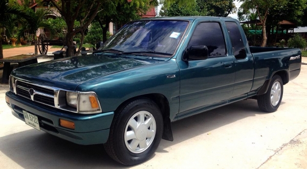 **135,000 บ.ต่อรอง**ขายกระบะแค็ปสวยๆ TOYOTA ไมตี้เอ็กซ์ 2.5 โป่งหลังแท้ปี38/95 เครื่องเดิมเกียร์เดิม2L แน่นๆ แรงๆ แห้งดีไม่มีเยิ้ม เกียร์ดีไม่หลุดไม่หอน ช่วงล่างหนึบๆ คัสซีสวยไม่มีปะไม่มีดาม กระบะสวยพื้นไม่ผุ หน้า-หลังเดิมไม่เคยชนหนัก ภายในเก๋งสวยคอนโซลเต