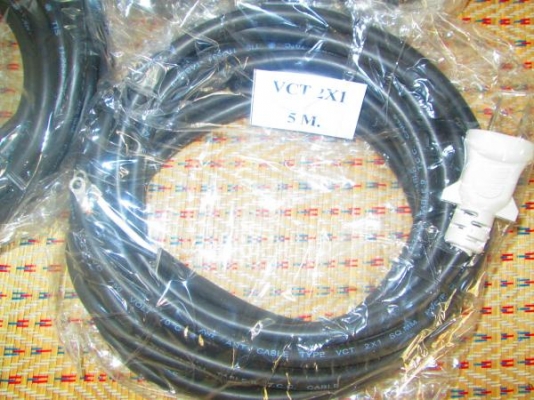 สายไฟสำเร็จรูป VCT 2X1 ยาว 5 เมตร ของใหม่