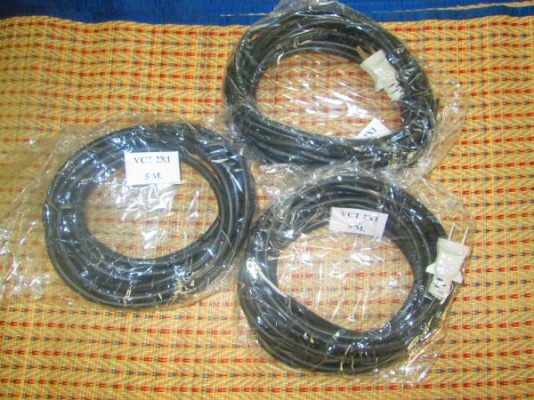 สายไฟสำเร็จรูป VCT 2X1 ยาว 5 เมตร ของใหม่