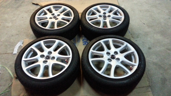 ล้อแม็คเดิม Mazda2 ขอบ 16 พร้อมยาง ปี13