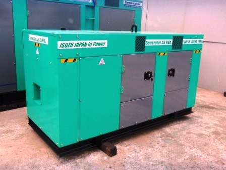 ขายเครื่องปั่นไฟนำเข้าประกอบใหม่ 35 Kva.พร้อมชุด AUTO ATS.รับประกัน 12  เดือน