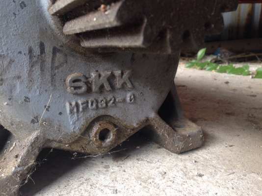 ขายมอเตอร์เกียร์ Toshiba 2 HP. 380 V หัวเกียร์ SKK made in Japan อัตราทด 1:20 สภาพดี วิ่งนิ่ม พร้อมใช้งาน