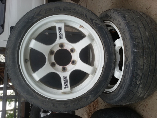 *6,000* ขายล้อแม็ก 6รู หน้า ขอบ17  หลัง ขอบ18