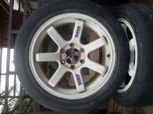 *6,000* ขายล้อแม็ก 6รู หน้า ขอบ17  หลัง ขอบ18