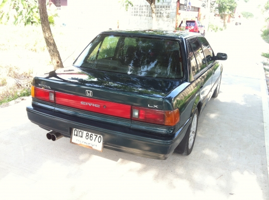 ขาย CIVIC EFเกียรออโต้ สวยๆเครื่องแรงๆติดแก๊สLPGประหยัดรถสวยเครื่องดีมากรับประกัน