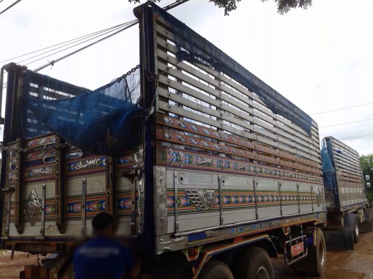 ขายรถบรรทุกพ่วง ISUZU 360 แรง ปี 53 กระบะดัมพ์คอกเกษตรมิเนียมอู่โชคชัย ทะเบียนพร้อม