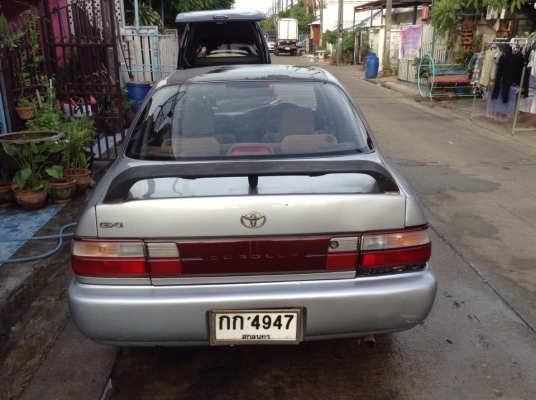 ขายครับ TOYOTA COROLA AE 100 GXI ตัว TOP ปี96 1.6 หัวฉีด แกส+น้ำมัน ใช้ได้ครับ กระจกไฟฟ้า ปรับข้างไฟฟ้า พับไฟฟ้า พวงมาลัยปปรับระดับได้ พวงมาลัยพาวเวอร์ ภายในสวย เบาะไม่มีขาด เบาะหลังพับได้ ช่วงล่างดี สีพอได้ แม็ก 4 ล้อ เครื่องเเห้งๆ ควันไม่ไหลไม่ขาว เกียร ขายครับ TOYOTA COROLA AE 100 GXI ตัว TOP ปี96 1.6 หัวฉีด แกส+น้ำมัน ใช้ได้ครับ กระจกไฟฟ้า ปรับข้างไฟฟ้า พับไฟฟ้า พวงมาลัยปปรับระดับได้ พวงมาลัยพาวเวอร์ ภายในสวย เบาะไม่มีขาด เบาะหลังพับได้ ช่วงล่างดี สีพอได้ แม็ก 4 ล้อ เครื่องเเห้งๆ ควันไม่ไหลไม่ขาว เกียร