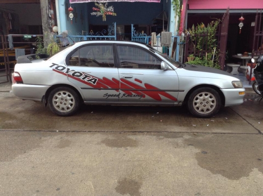 ขายครับ TOYOTA COROLA AE 100 GXI ตัว TOP ปี96 1.6 หัวฉีด แกส+น้ำมัน ใช้ได้ครับ กระจกไฟฟ้า ปรับข้างไฟฟ้า พับไฟฟ้า พวงมาลัยปปรับระดับได้ พวงมาลัยพาวเวอร์ ภายในสวย เบาะไม่มีขาด เบาะหลังพับได้ ช่วงล่างดี สีพอได้ แม็ก 4 ล้อ เครื่องเเห้งๆ ควันไม่ไหลไม่ขาว เกียร ขายครับ TOYOTA COROLA AE 100 GXI ตัว TOP ปี96 1.6 หัวฉีด แกส+น้ำมัน ใช้ได้ครับ กระจกไฟฟ้า ปรับข้างไฟฟ้า พับไฟฟ้า พวงมาลัยปปรับระดับได้ พวงมาลัยพาวเวอร์ ภายในสวย เบาะไม่มีขาด เบาะหลังพับได้ ช่วงล่างดี สีพอได้ แม็ก 4 ล้อ เครื่องเเห้งๆ ควันไม่ไหลไม่ขาว เกียร