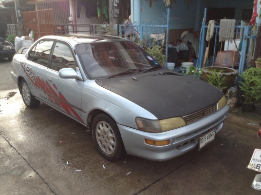 ขายครับ TOYOTA COROLA AE 100 GXI ตัว TOP ปี96 1.6 หัวฉีด แกส+น้ำมัน ใช้ได้ครับ กระจกไฟฟ้า ปรับข้างไฟฟ้า พับไฟฟ้า พวงมาลัยปปรับระดับได้ พวงมาลัยพาวเวอร์ ภายในสวย เบาะไม่มีขาด เบาะหลังพับได้ ช่วงล่างดี สีพอได้ แม็ก 4 ล้อ เครื่องเเห้งๆ ควันไม่ไหลไม่ขาว เกียร ขายครับ TOYOTA COROLA AE 100 GXI ตัว TOP ปี96 1.6 หัวฉีด แกส+น้ำมัน ใช้ได้ครับ กระจกไฟฟ้า ปรับข้างไฟฟ้า พับไฟฟ้า พวงมาลัยปปรับระดับได้ พวงมาลัยพาวเวอร์ ภายในสวย เบาะไม่มีขาด เบาะหลังพับได้ ช่วงล่างดี สีพอได้ แม็ก 4 ล้อ เครื่องเเห้งๆ ควันไม่ไหลไม่ขาว เกียร