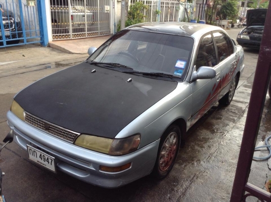 ขายครับ TOYOTA COROLA AE 100 GXI ตัว TOP ปี96 1.6 หัวฉีด แกส+น้ำมัน ใช้ได้ครับ กระจกไฟฟ้า ปรับข้างไฟฟ้า พับไฟฟ้า พวงมาลัยปปรับระดับได้ พวงมาลัยพาวเวอร์ ภายในสวย เบาะไม่มีขาด เบาะหลังพับได้ ช่วงล่างดี สีพอได้ แม็ก 4 ล้อ เครื่องเเห้งๆ ควันไม่ไหลไม่ขาว เกียร ขายครับ TOYOTA COROLA AE 100 GXI ตัว TOP ปี96 1.6 หัวฉีด แกส+น้ำมัน ใช้ได้ครับ กระจกไฟฟ้า ปรับข้างไฟฟ้า พับไฟฟ้า พวงมาลัยปปรับระดับได้ พวงมาลัยพาวเวอร์ ภายในสวย เบาะไม่มีขาด เบาะหลังพับได้ ช่วงล่างดี สีพอได้ แม็ก 4 ล้อ เครื่องเเห้งๆ ควันไม่ไหลไม่ขาว เกียร