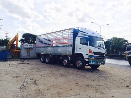 Hino fl1j เครื่อง 320k13c แม่-ลูก พ่วง 24ล้อ turbo ยาว 7 เมตร 50 กระบะอลูมิเนียม สวยจัด รถ12ล้อลงในเล่มทะเบียนแล้ว ลูก3คาน 7เมตร รถพร้อมใช้ ไม่ดัมพ์