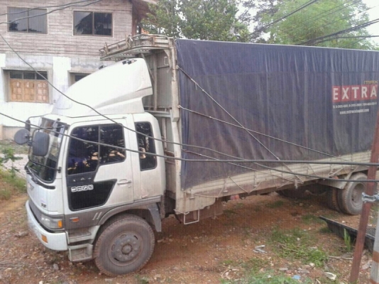 รถฮีโน่ 6 ล้อ  ( ไม่ดั้ม )   195 แรงม้า. ปี 38  สนใจติดต่อ  081 - 6079515