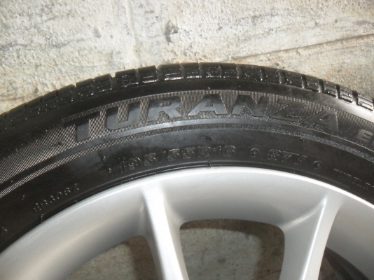 ล้อแม็ก 16นิ้ว 4รู100 พร้อมยาง สวยๆ 4 ล้อ ราคา 4900 บาท