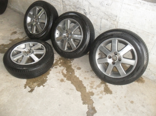 ล้อแม็ก 15นิ้ว 4รู100 พร้อมยาง สวยๆ 4 ล้อ ราคา 4300 บาท ล้อแม็ก 15นิ้ว 4รู100 พร้อมยาง สวยๆ 4 ล้อ ราคา 4300 บาท