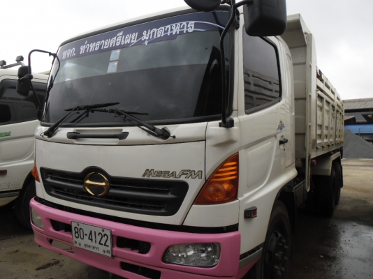 ขายรถบรรทุกพ่วงดั้มแม่ลูก HINO MEGA 260 แรงปี 49