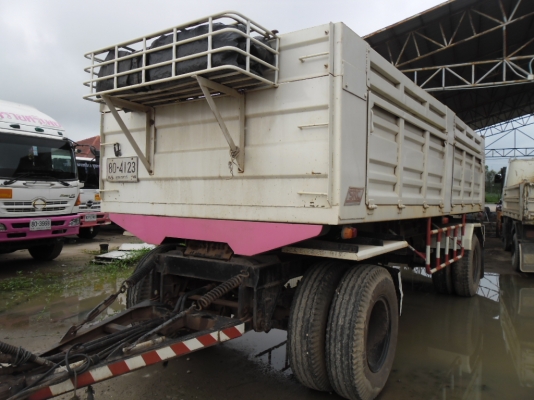 ขายรถบรรทุกพ่วงดั้มแม่ลูก HINO MEGA 260 แรงปี 49