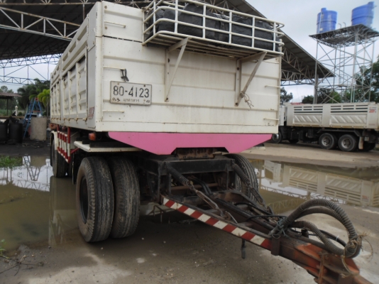 ขายรถบรรทุกพ่วงดั้มแม่ลูก HINO MEGA 260 แรงปี 49