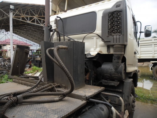 ขายรถหัวลาก HINO MEGA 320 มี 2 ชุดหางเซมิดั้ม 3 เพลายาว 10 เมตรเครื่องเดิมเกียร์เดิมทะเบียนเต็ม