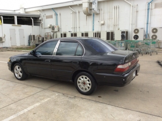 ขายรถโตโยต้า โคโรล่าสามห่วง ปี 94 เครื่อง 1.6 หัวฉีด เกียร์ธรรมดา เพาเวอร์ ภายในเบาะกำมะหยี่เดิมๆ กระจกไฟฟ้า ปรับข้างไฟฟ้า แอร์เย็น ตัวถังบางเดิม สีเต็มเงา มีริ้วรอยการใช้งาน แม็ก 15 เครื่องวิ่งดี เกียร์แน่น ช่วงล่างดีครับ รถพร้อมใช้เลยครับ