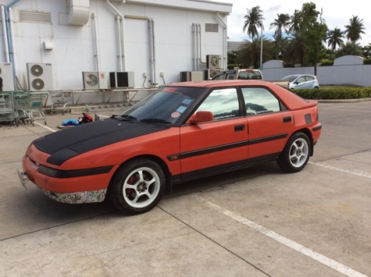 ขายรถมาสด้า แอสติน่า ไฟป็อปอัพ ปี91 เครื่อง1.8 หัวฉีด เกียร์ธรรมดา ติดแก๊ส LPG ระบบหัวฉีด ถังโดนัท ภายในสวยเดิม กระจกไฟฟ้าทั้งคัน วิทยุCD แอร์เย็น ตัวถังเดิม สีซี้ดบางชิ้น แม็ก 15 รถขับดี พร้อมใช้ ประหยัดครับ