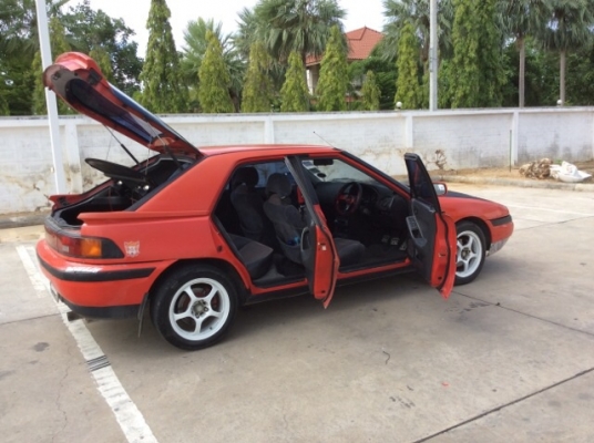 ขายรถมาสด้า แอสติน่า ไฟป็อปอัพ ปี91 เครื่อง1.8 หัวฉีด เกียร์ธรรมดา ติดแก๊ส LPG ระบบหัวฉีด ถังโดนัท ภายในสวยเดิม กระจกไฟฟ้าทั้งคัน วิทยุCD แอร์เย็น ตัวถังเดิม สีซี้ดบางชิ้น แม็ก 15 รถขับดี พร้อมใช้ ประหยัดครับ