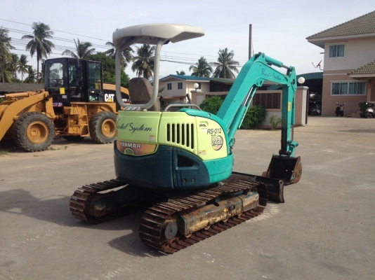 รถขุด แบคโฮล YANMAR VIO35-2 ทำสีใหม่ นำเข้า มือสองจากญี่ปุ่น