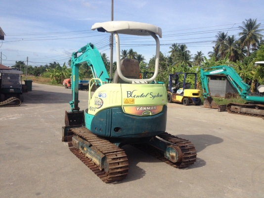 รถขุด แบคโฮล YANMAR VIO35-2 ทำสีใหม่ นำเข้า มือสองจากญี่ปุ่น