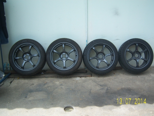 แม็กขอบ 17x7  4รู100 พร้อมยาง