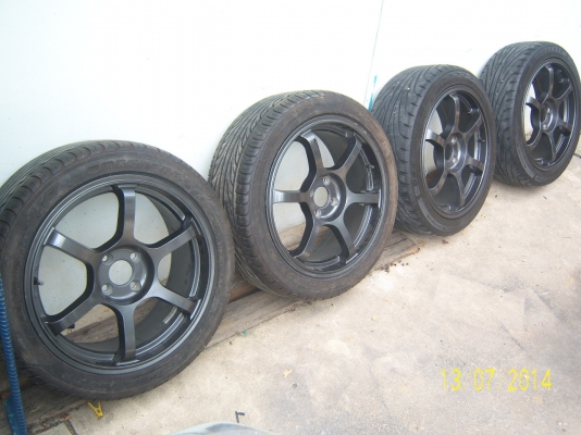 แม็กขอบ 17x7  4รู100 พร้อมยาง