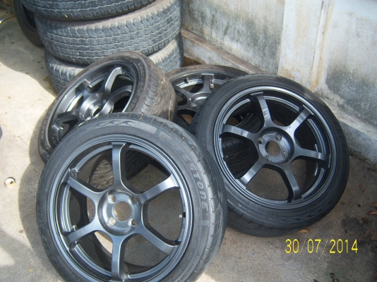 แม็กขอบ 17x7  4รู100 พร้อมยาง