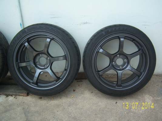 แม็กขอบ 17x7  4รู100 พร้อมยาง